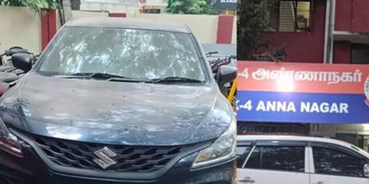 சம்பள பாக்கி தராததால் கார் திருடிய ஊழியர் கைது